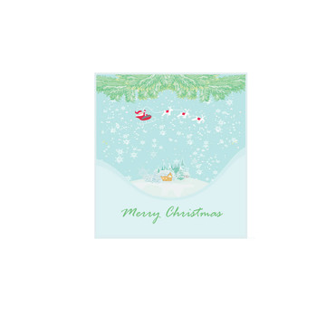 Santa新年快樂(lè)卡
