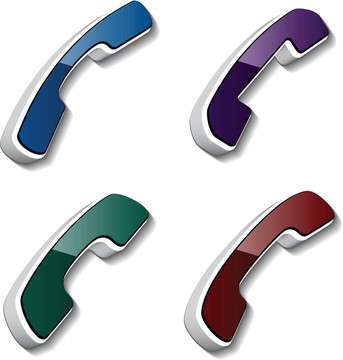 3D手機(jī)接收器圖標(biāo)
