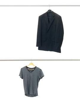 掛衣服