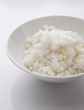 白米飯?jiān)谕肜? style=