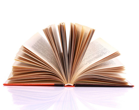 打開的書