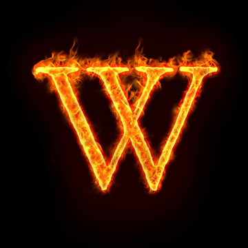 字母W火；