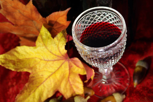 落紅葡萄酒