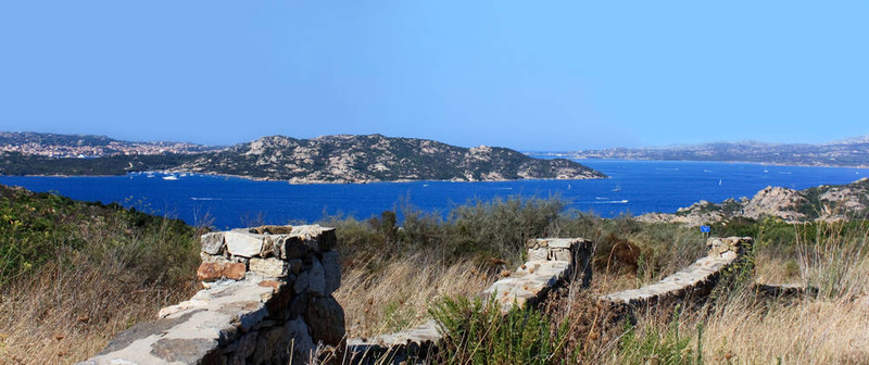 上述觀點海撒丁島；Gallura