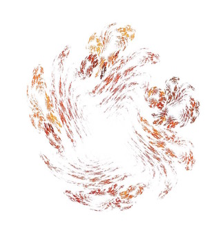 白色數(shù)字分形
