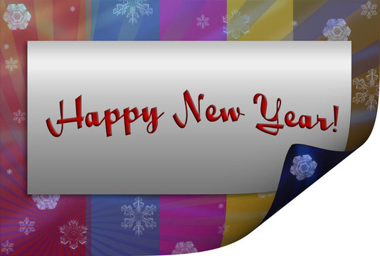 新年快樂的框架