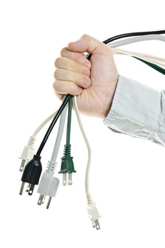 手握式電力電纜束