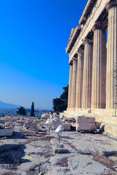 帕特農(nóng)神廟；阿克羅波利斯；Athens；希臘