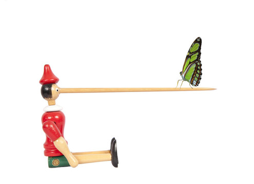 娃娃有長鼻子Wooden Pinocchio