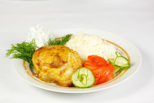 白蒜蒸雞飯