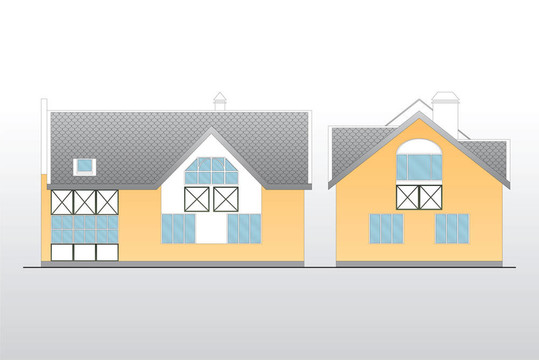 老式住宅建筑平面圖