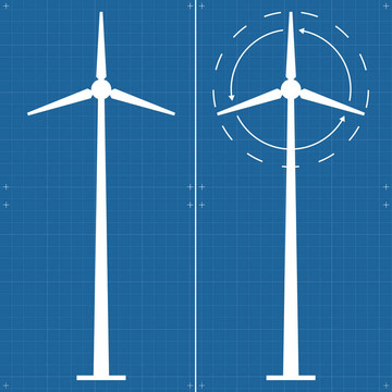 替代能源風(fēng)力發(fā)電機