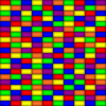 原色發(fā)光矩形