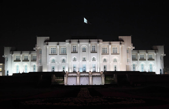 Emiri Diwan；或酋長(zhǎng)的宮殿在多哈；卡塔爾