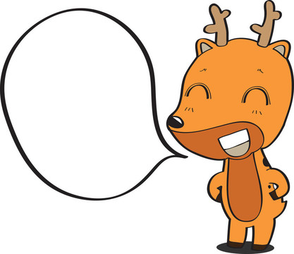 馴鹿與語(yǔ)音的小家伙說(shuō)
