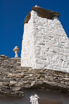 Alberobello s Trulli。普利亞。意大利.