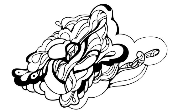 黑白抽象圖形設(shè)計(jì)