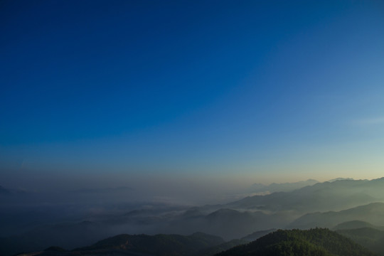 黑麋峰云海