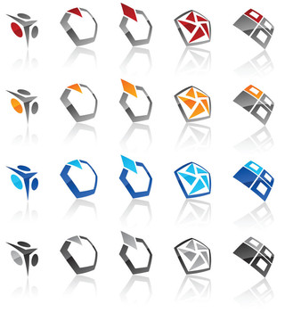 集現(xiàn)代標(biāo)志。