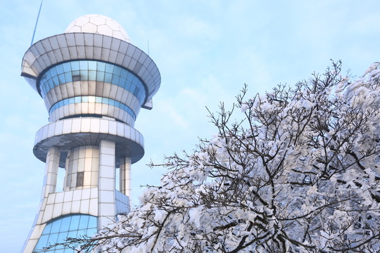 黑麋峰國(guó)家森林公園雪景霧凇圖