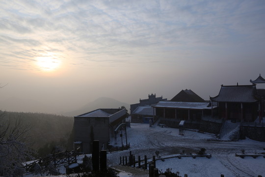 黑麋峰國(guó)家森林公園雪景圖