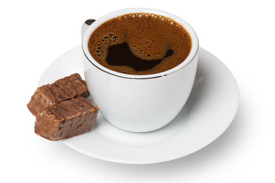 白底咖啡杯