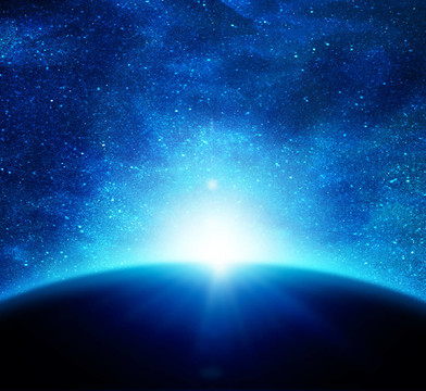 太空中的太陽