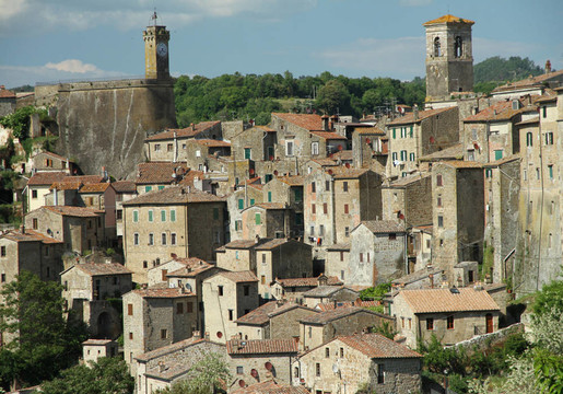 可愛(ài)的意大利鎮(zhèn)；Sorano；Maremma；托斯卡納