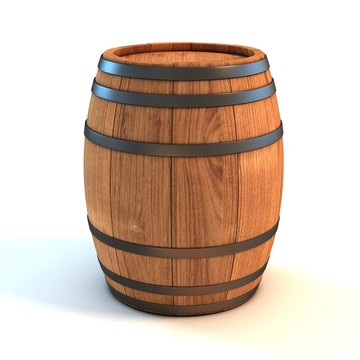 白底酒桶