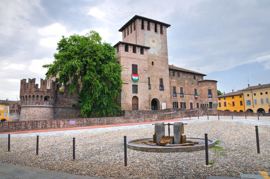 羅卡圣維塔萊。Fontanellato。Emilia Romagna。意大利.