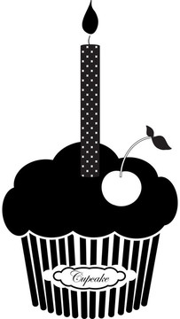 Cupcake black與櫻桃