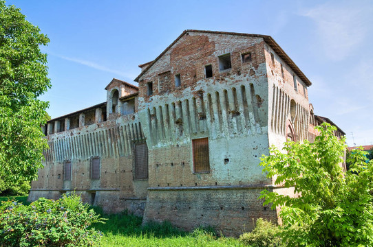roccabianca城堡。Emilia Romagna。意大利.