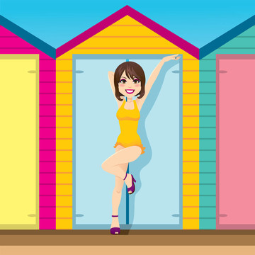 美女洗澡的小屋