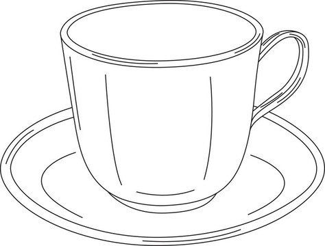 咖啡杯插畫