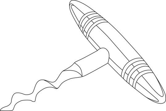 Corkscrew（紅酒開瓶器）白