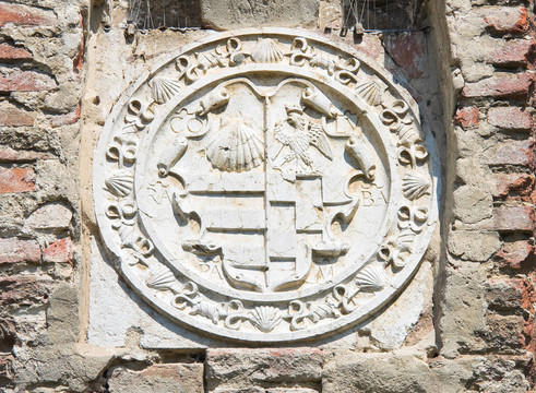 roccabianca城堡。Emilia Romagna。意大利.