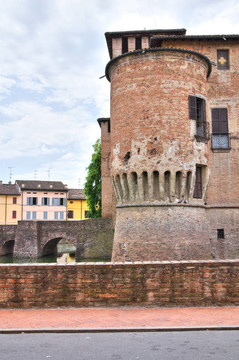 羅卡圣維塔萊。Fontanellato。Emilia Romagna。意大利.
