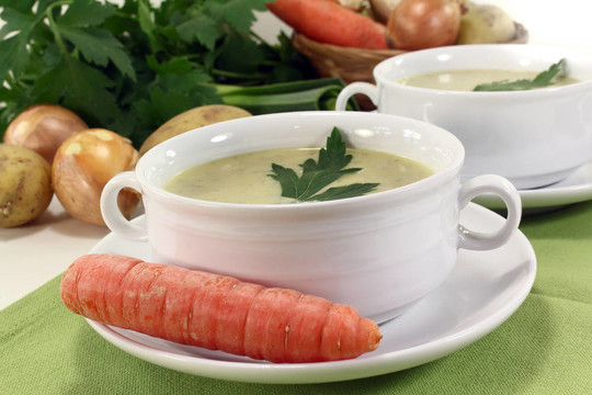 植物奶油湯