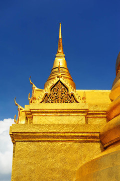 宏偉的宮殿和Wat Phra Kaeo -曼谷；泰國