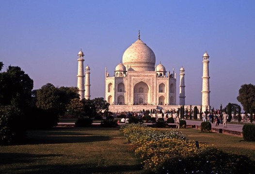 泰姬陵；Agra；印度。