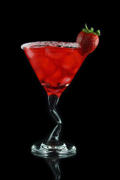 紅色馬蒂尼飲料