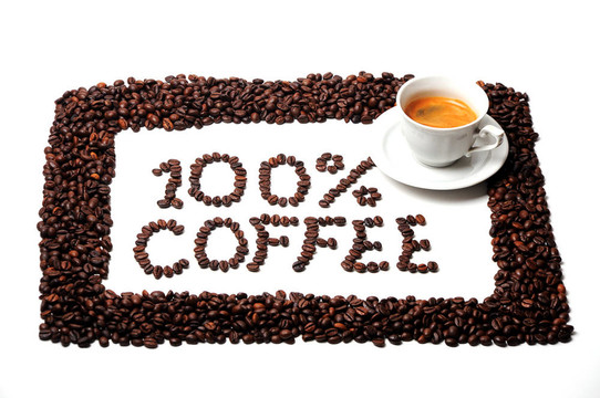 咖啡豆100%咖啡