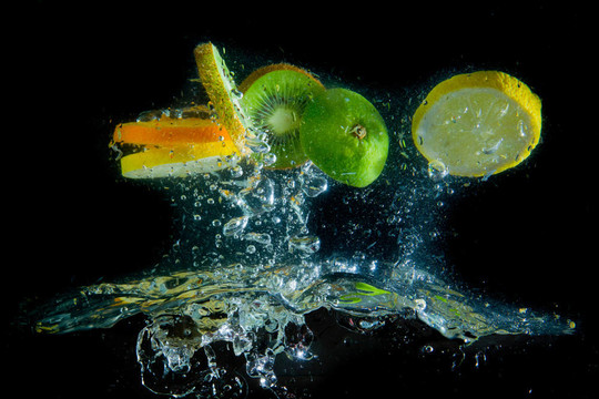 水果飛濺