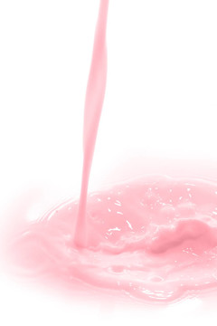 草莓牛奶飛濺
