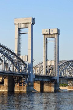 晚上芬蘭鐵路橋