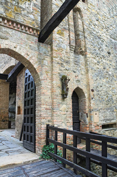 Gropparello Castle。Emilia Romagna。意大利.