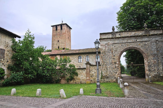 vigolzone城堡。Emilia Romagna。意大利.
