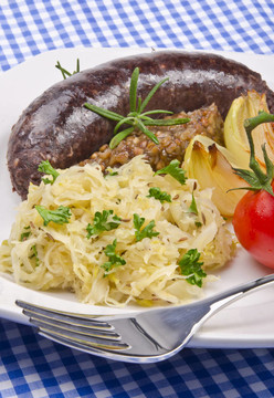 krupniok傳統(tǒng)血香腸在波蘭美食