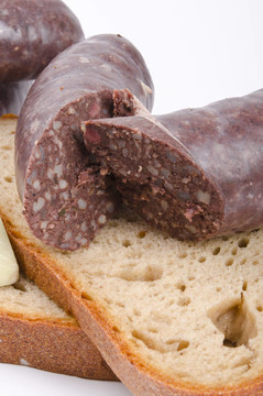 krupniok傳統(tǒng)血香腸在波蘭美食