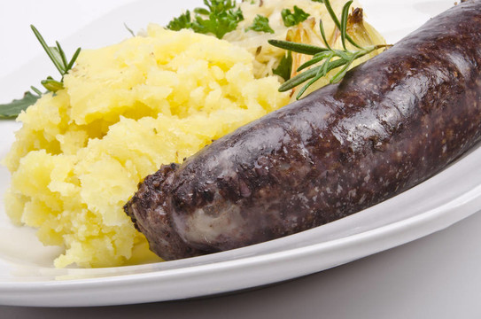 krupniok傳統(tǒng)血香腸在波蘭美食